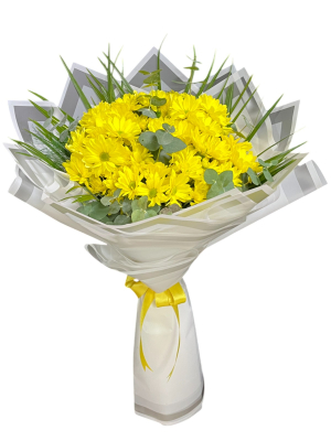 Doğal Sarı Papatya Buketi
